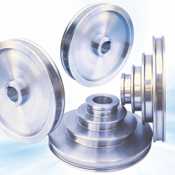 Tower pulley with Tungsten Carbide coating